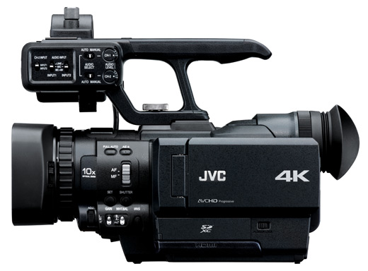 JVC's 4K GY-HMQ10 camcorder