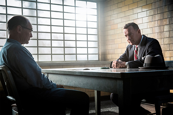Mark Rylance and Tom Hanks in Bridge of Spies