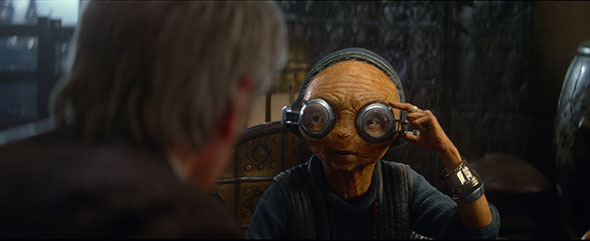 Maz, one of two significant all-CG characters in the film