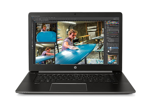 HP ZBook Studio G3 front view