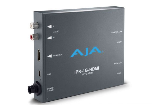 AJA IP-to-HDMI mini-converter