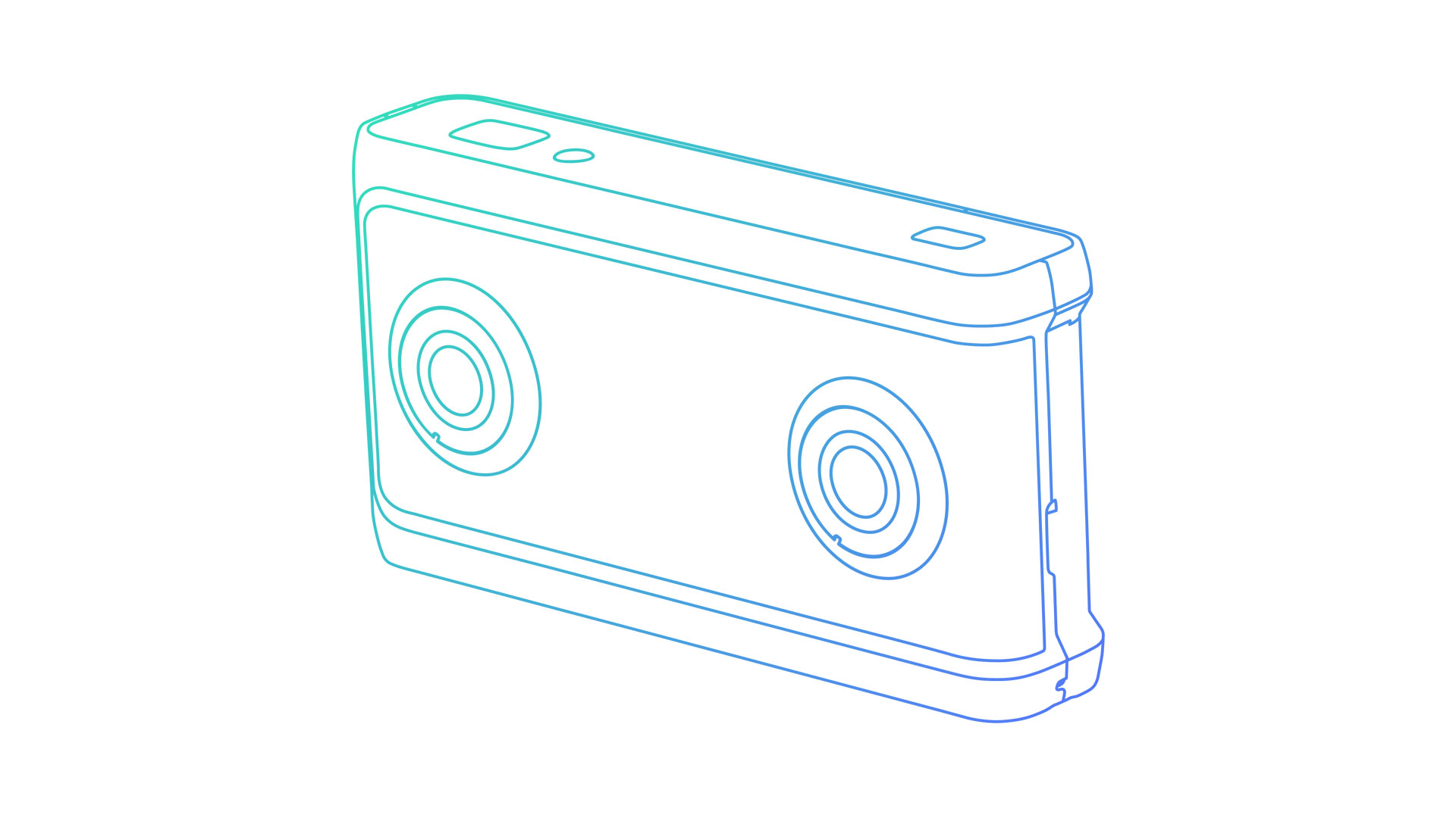 VR 180 camera concept