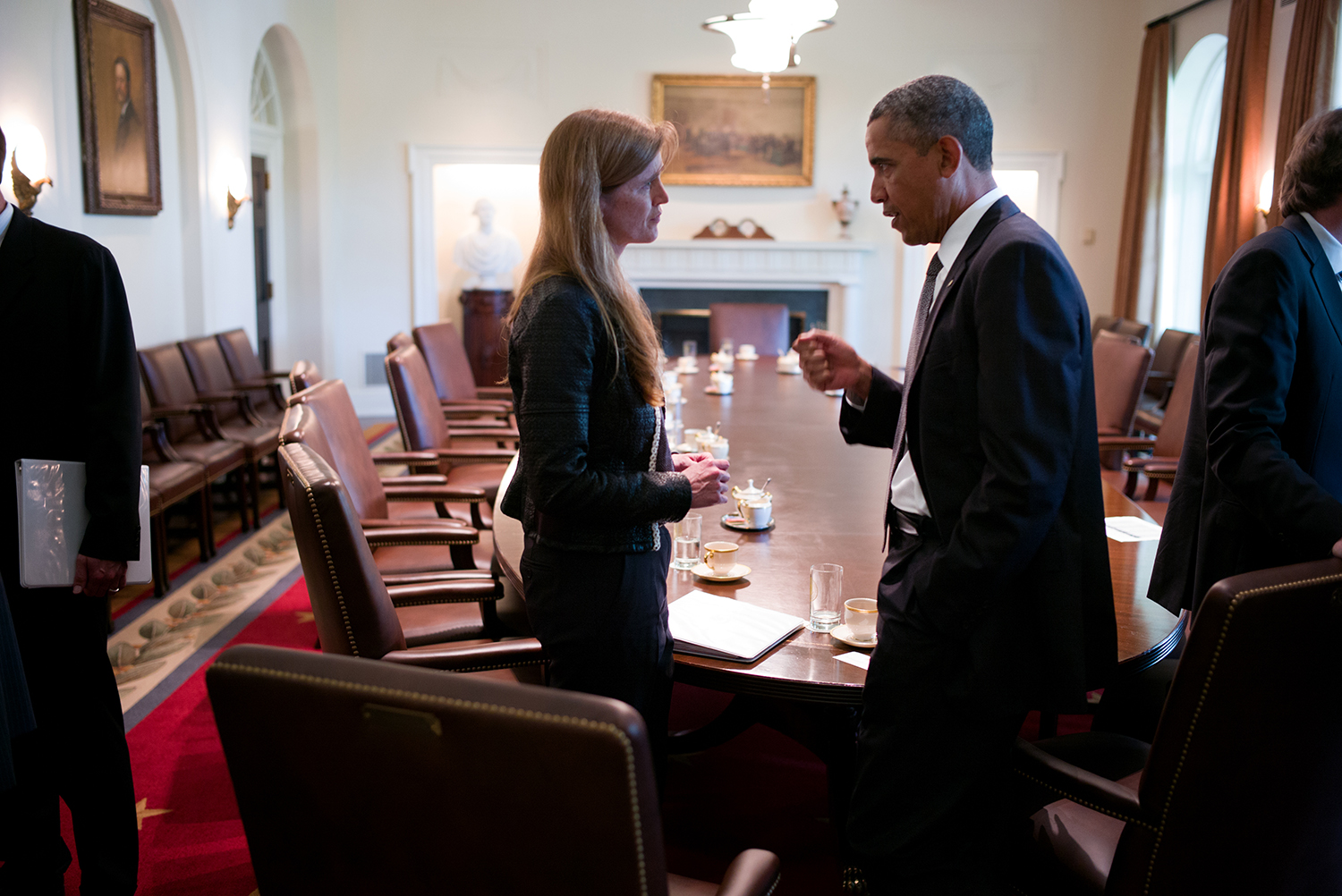 Ambassador Samantha Power and President Barack Obam