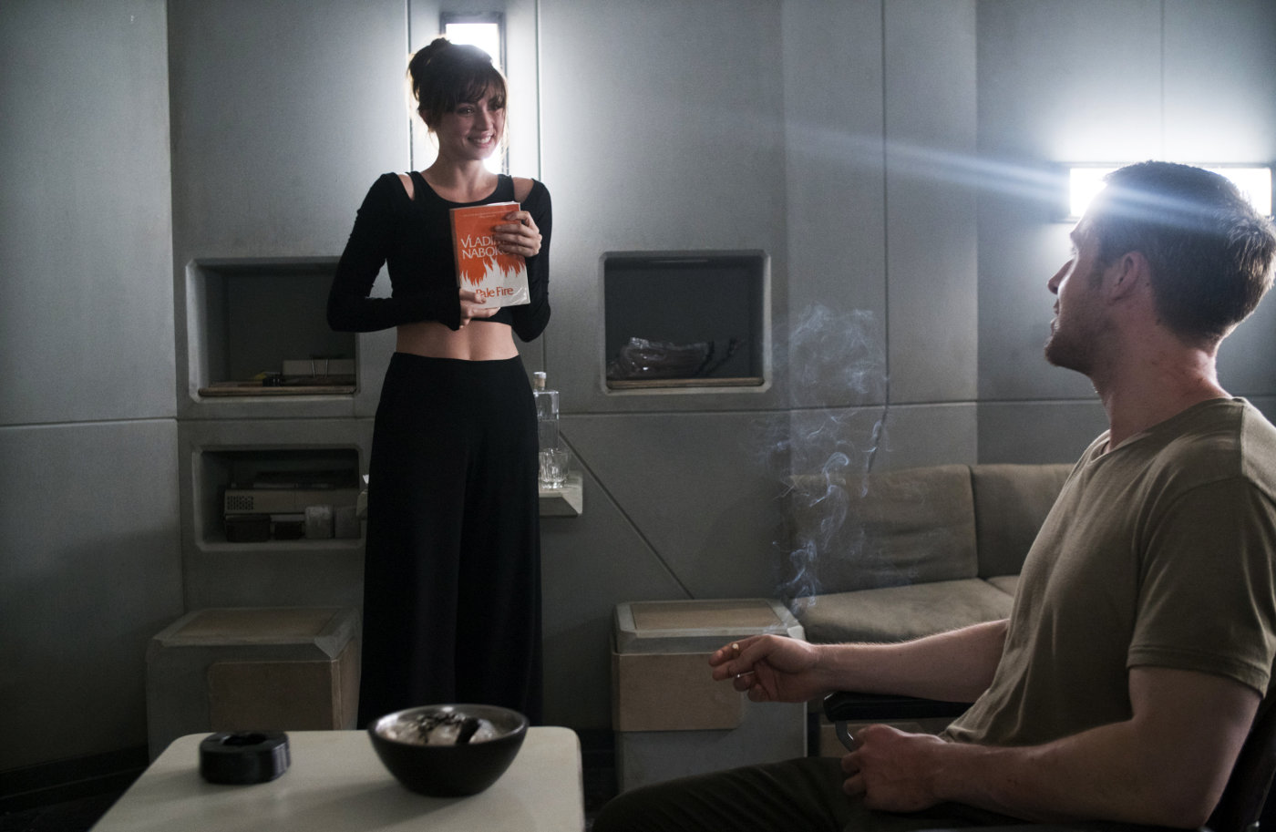 Ana de Armas and Ryan Gosling in <i>Blade Runner 2049</i>