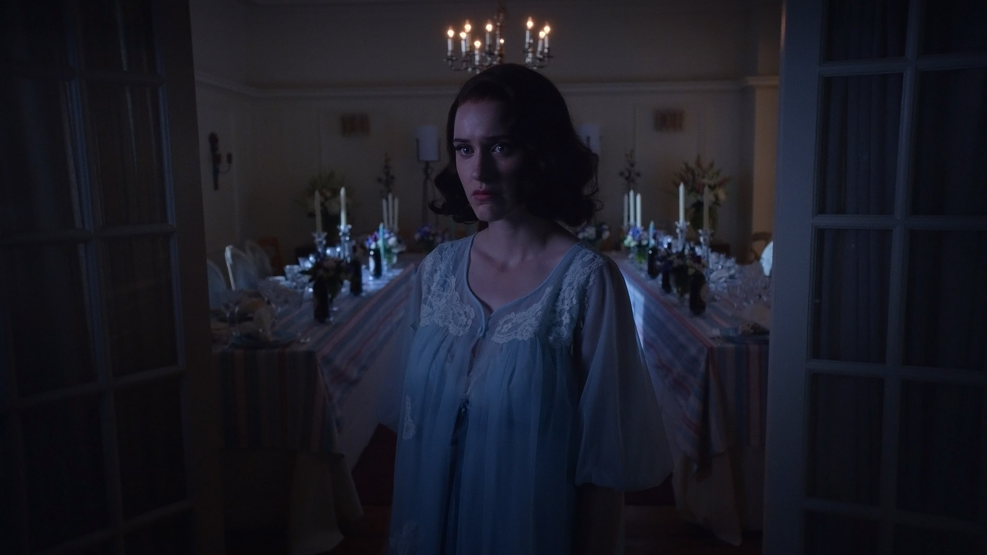 Rachel Brosnahan in <i>The Marvelous Mrs. Maisel</i>.