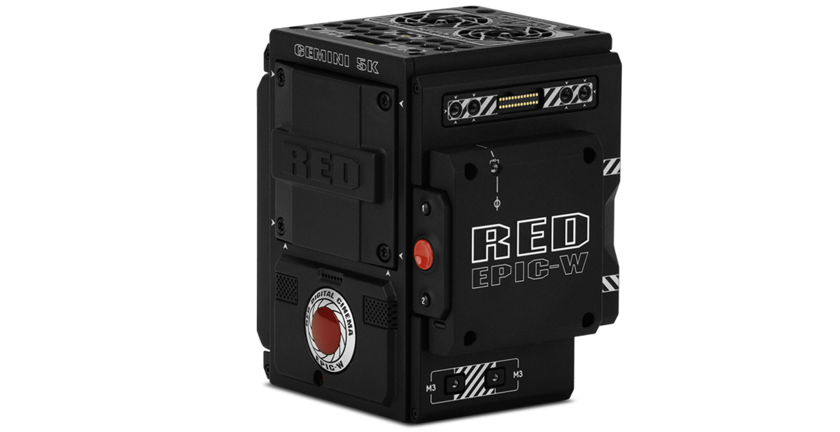 Red Epic-W with Gemini 5K S35 sensor 3/4 view