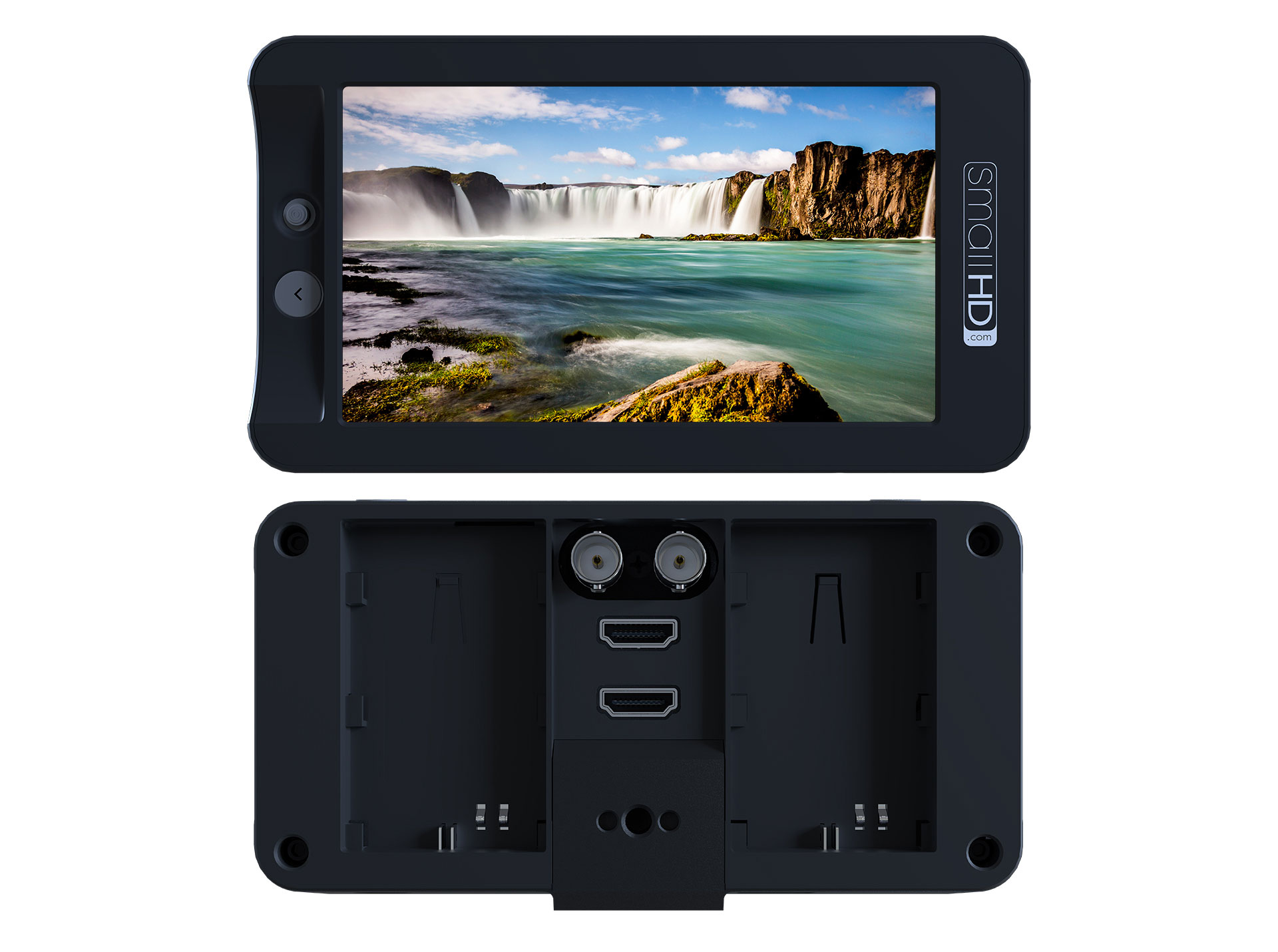 SmallHD 502 Bright front and rear view