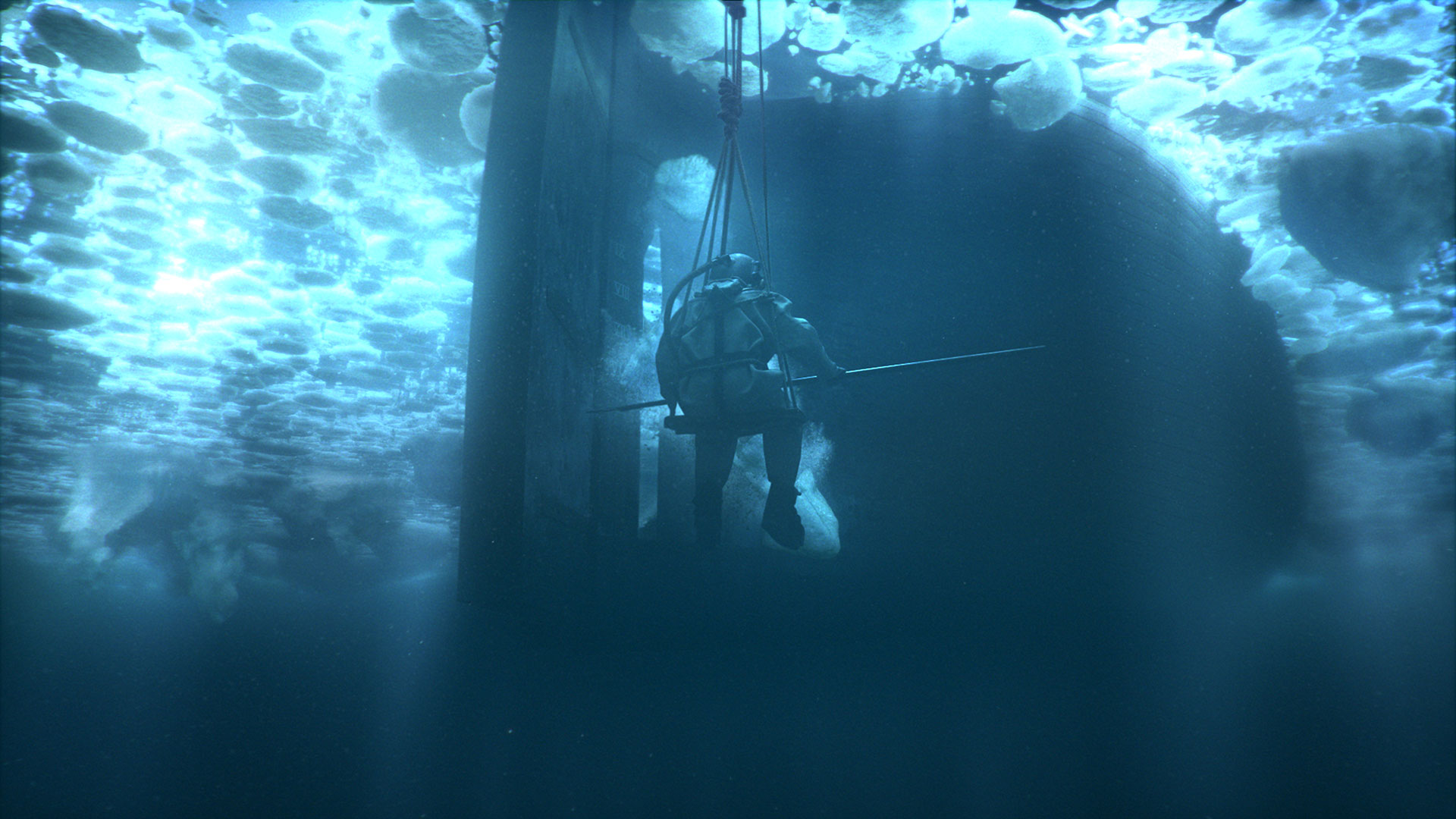 An underwater scene from The Terror