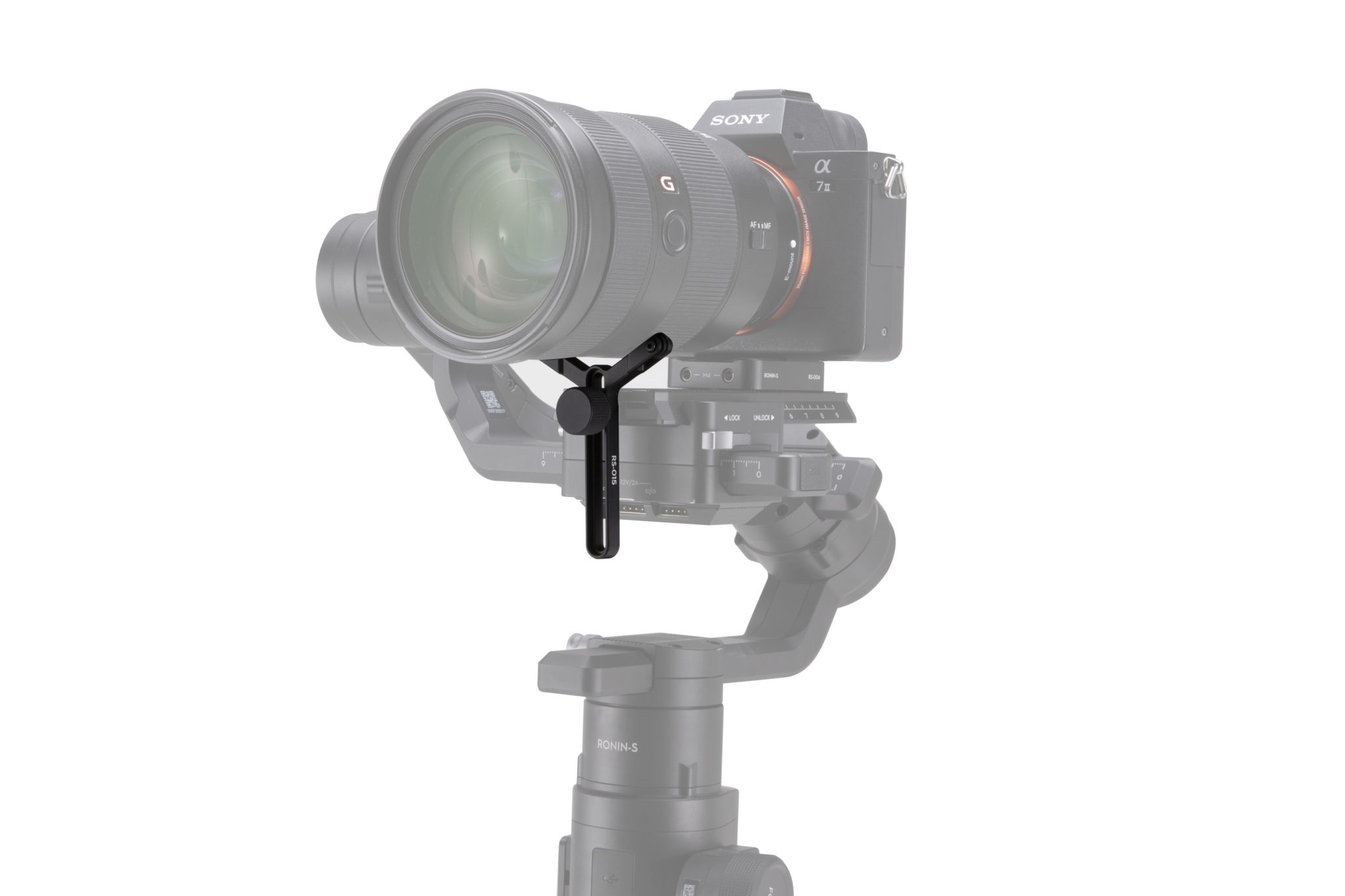 DJI Ronin-S extended lens support