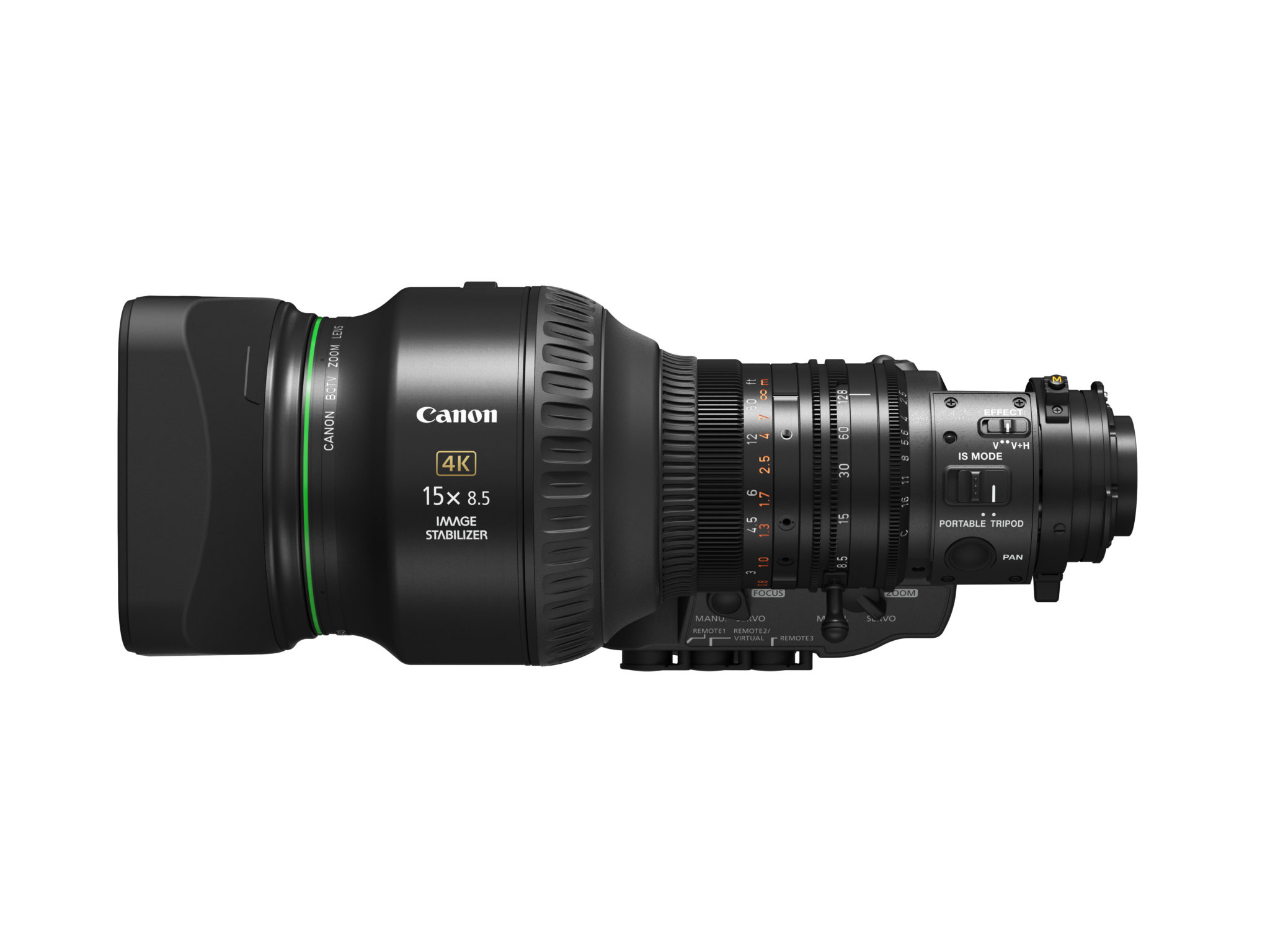 Canon CJ15ex6.5B 4K broadcast zoom lens