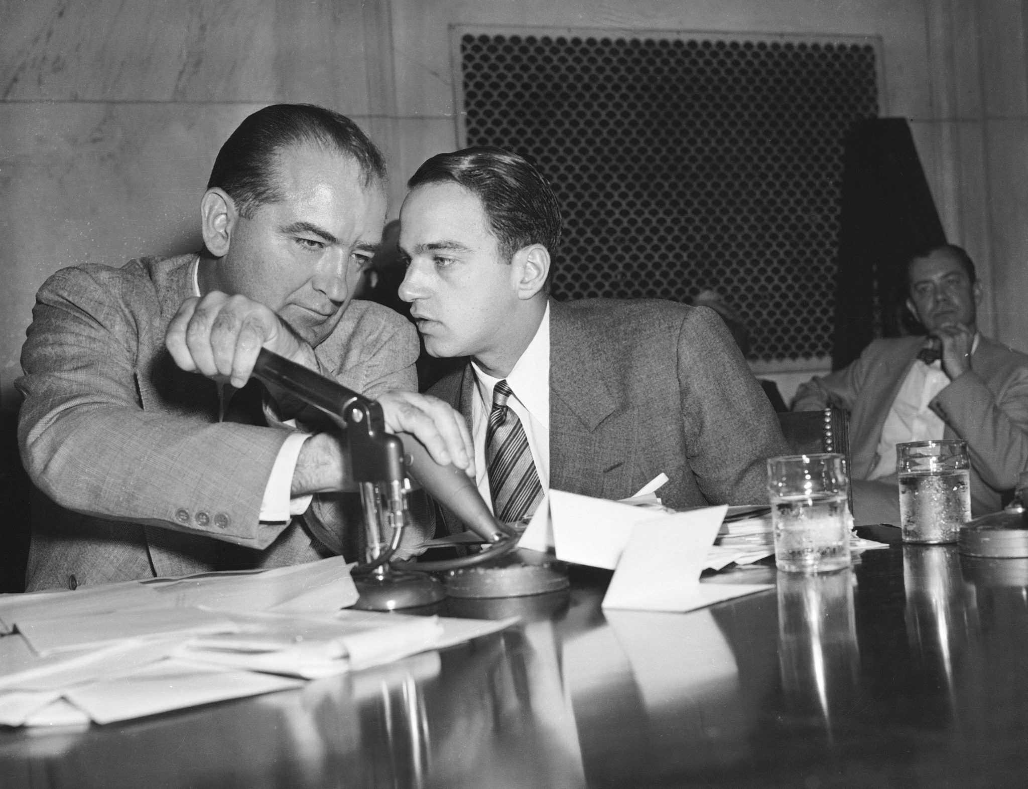 Senator Joseph McCarthy and Roy Cohn