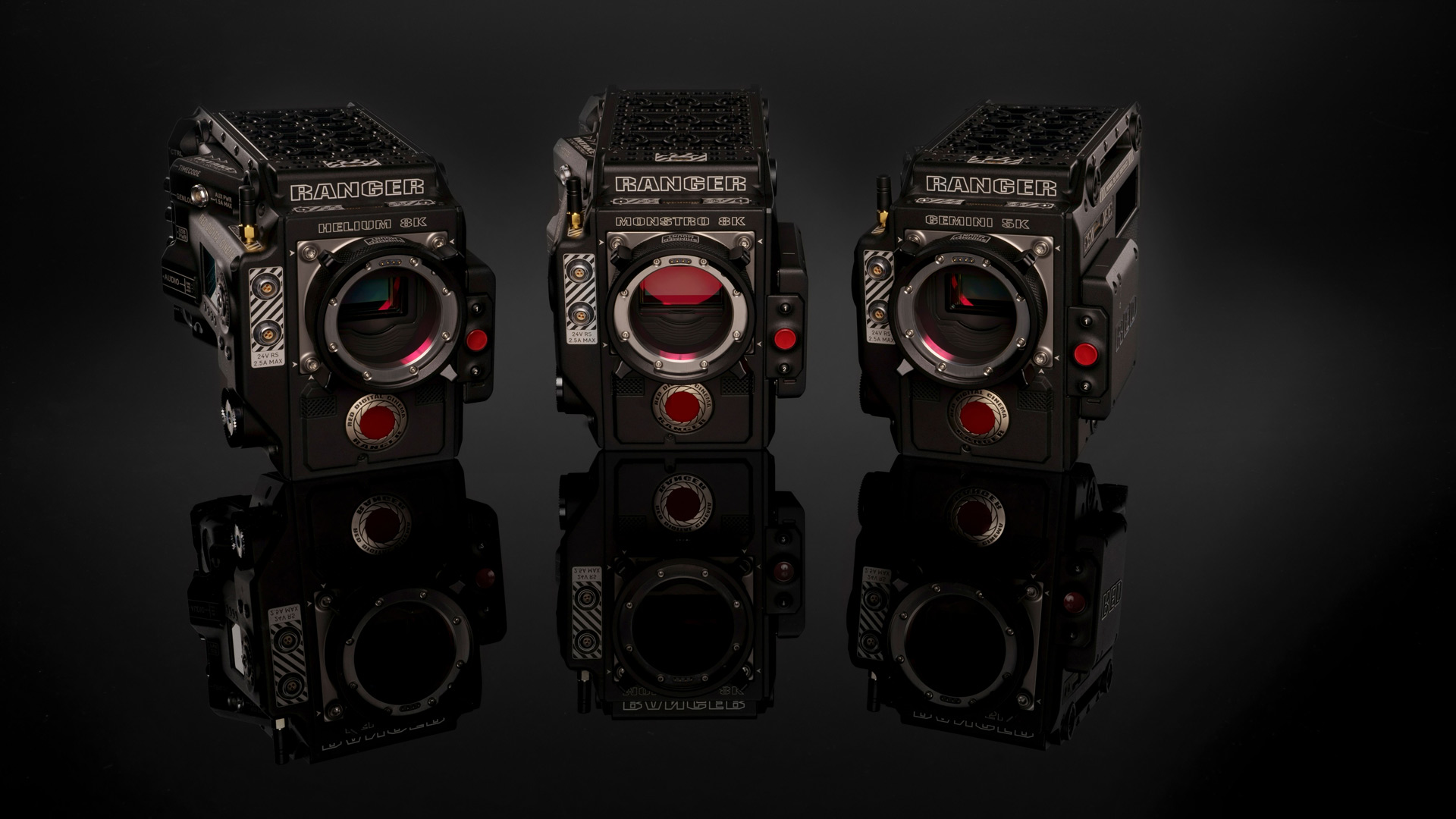 Red Ranger camera line-up