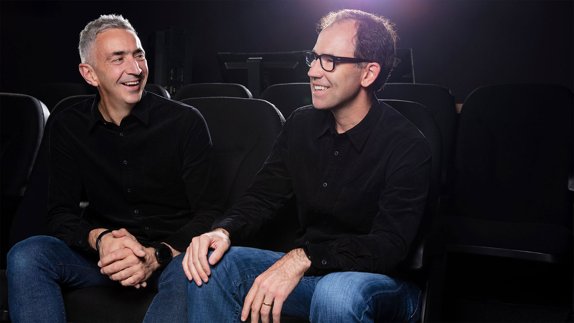 Marc Dando, Chief Design Officer, X2X (left), and Eric Dachs, CEO, X2X.