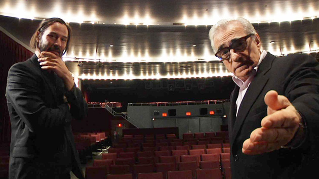 Keanu Reeves and Martin Scorsese