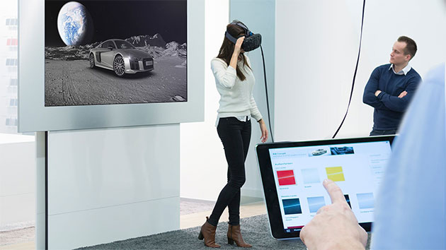 Audi's VR virtual showroom