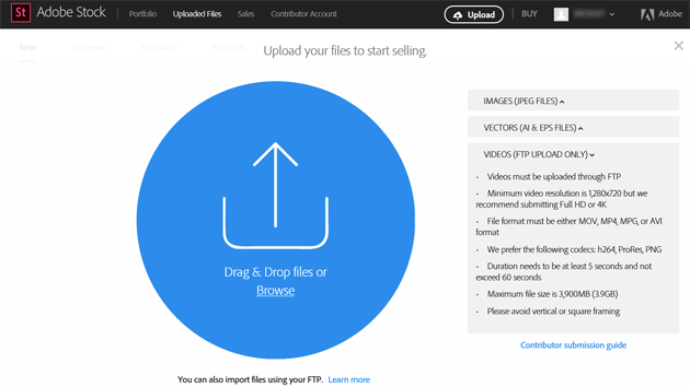 adobe stock submitter