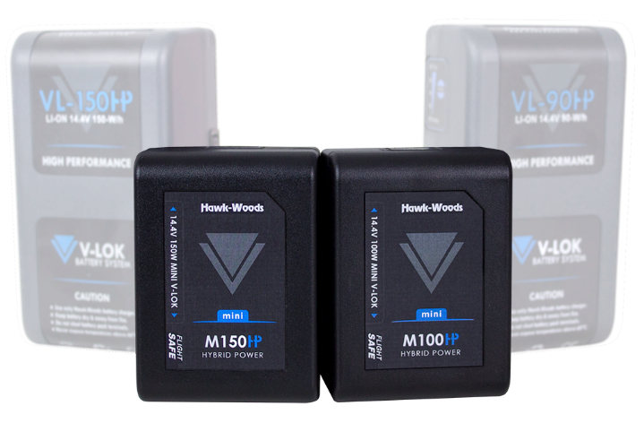 Hawk-Woods Mini V-Lok batteries