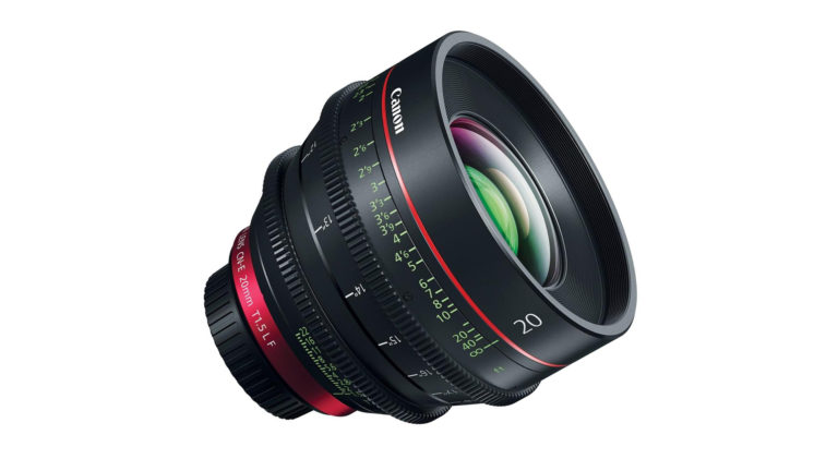 Canon CN-E20mm T1.5 L F lens