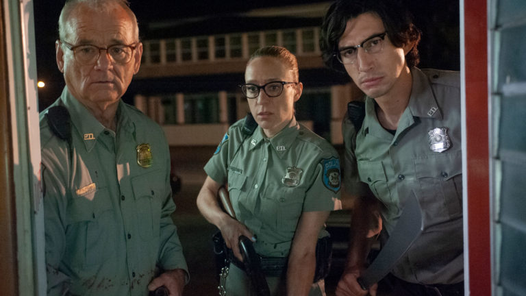 Bill Murray, Chloë Sevigny and Adam Driver in The Dead Don't Die