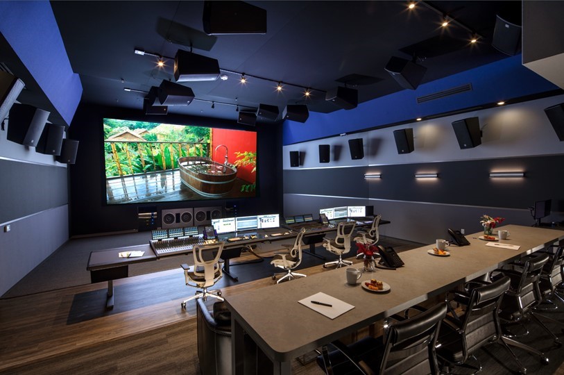 Signature Post's Dolby Atmos theatrical mix stage