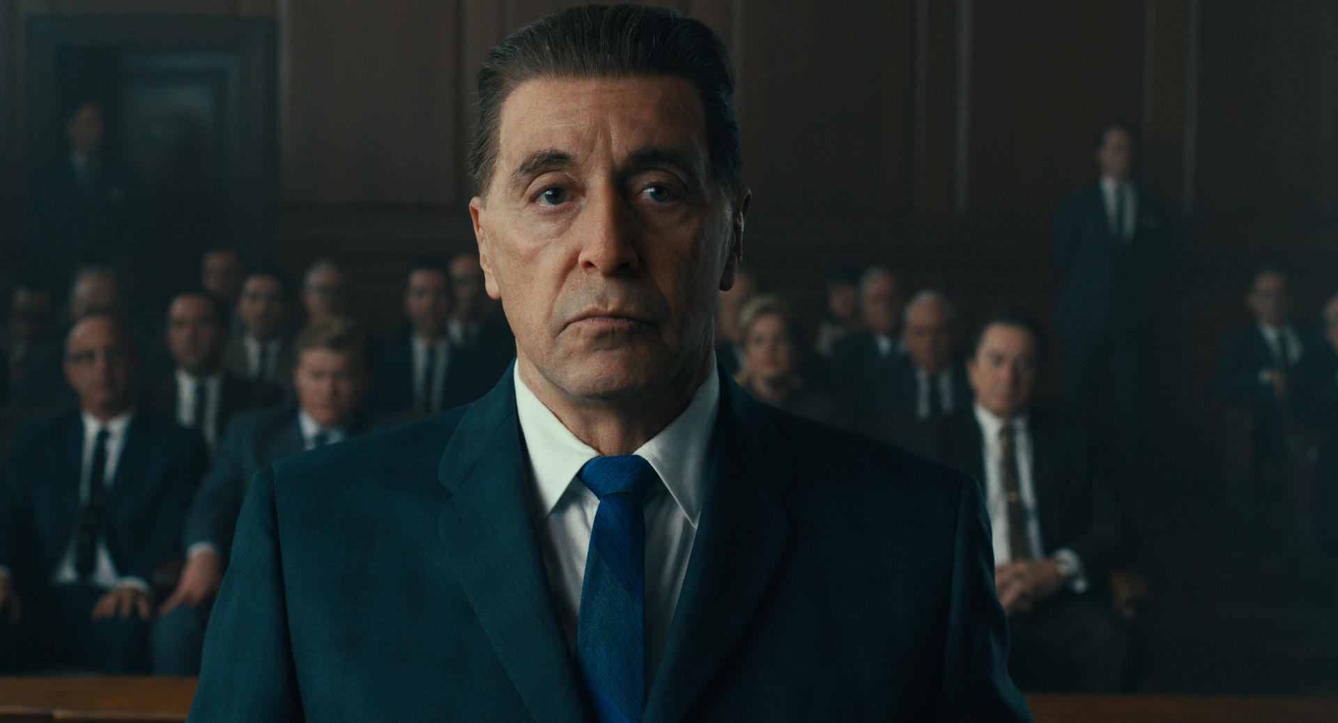 De-aged Al Pacino in <i>The Irishman</i>.