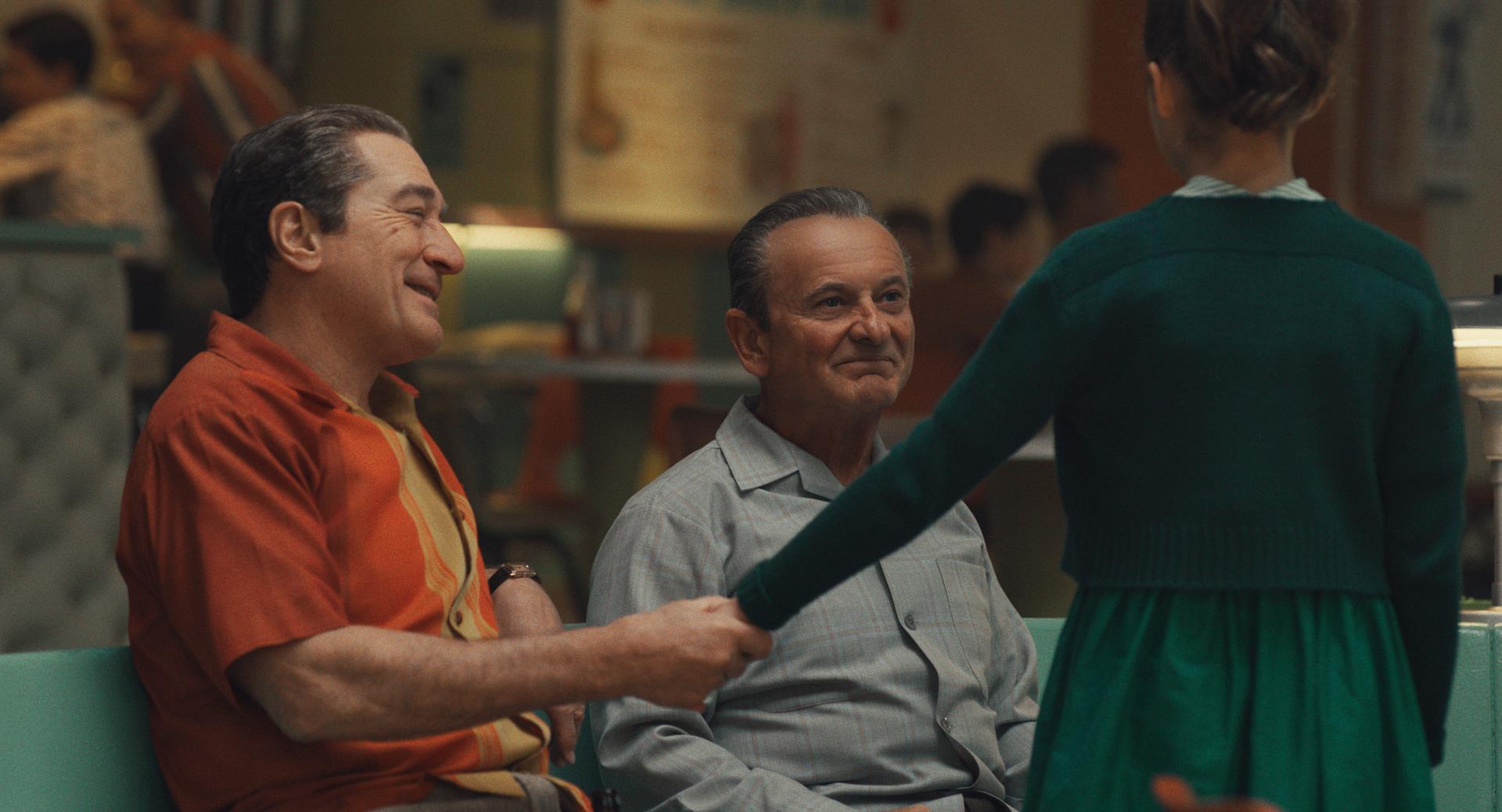 Robert De Niro (left) and Joe Pesci in <i>The Irishman</i>.